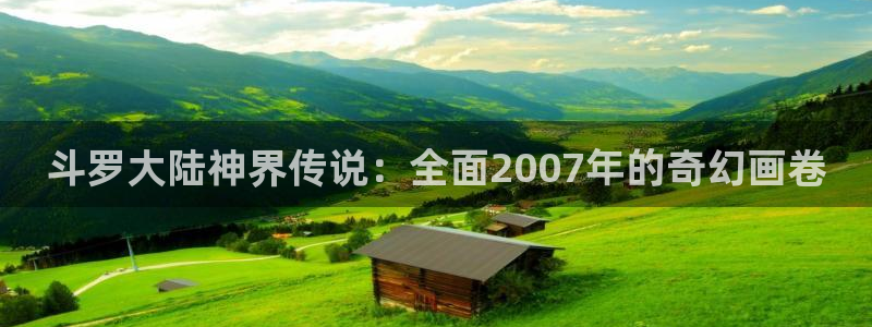 虫虫漫画免费观看动漫免费：斗罗大陆神界传说：全面2007年的奇幻画卷
